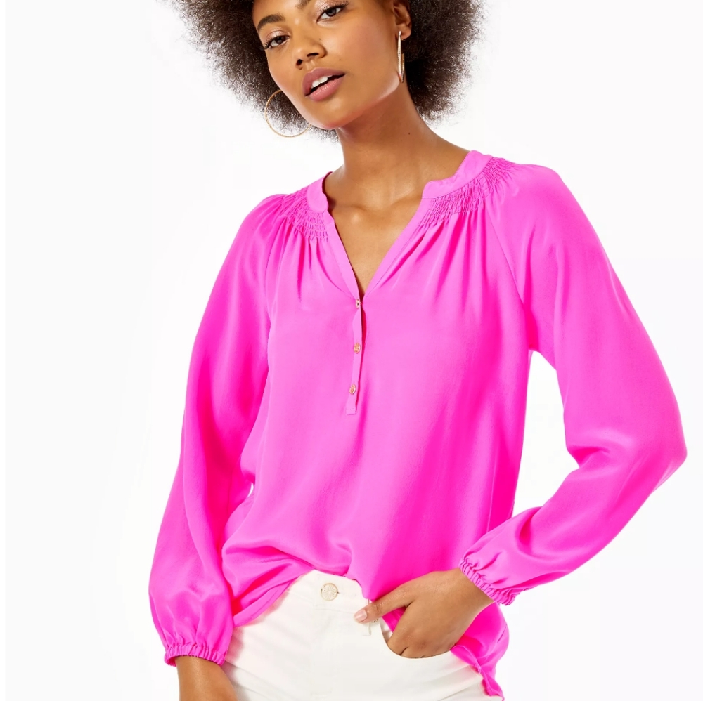 Lilly Pulitzer Pink Elsa top Sz XS